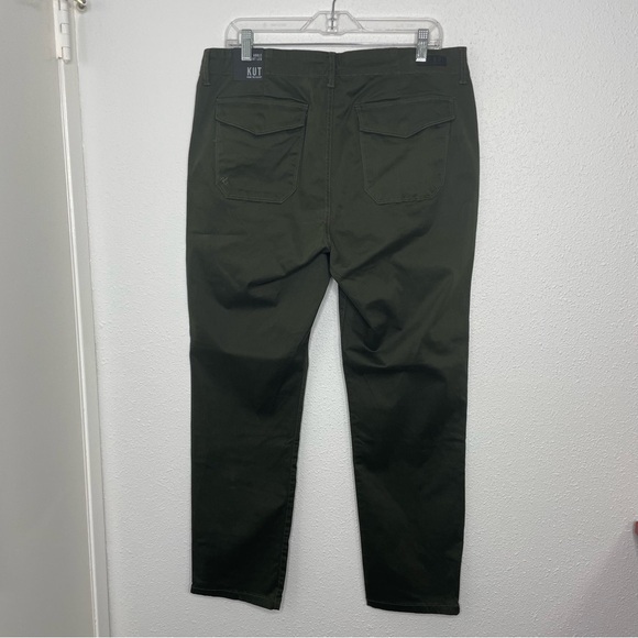 New KUT from the Kloth Green Ankle Straight Leg size 16 - Picture 7 of 13